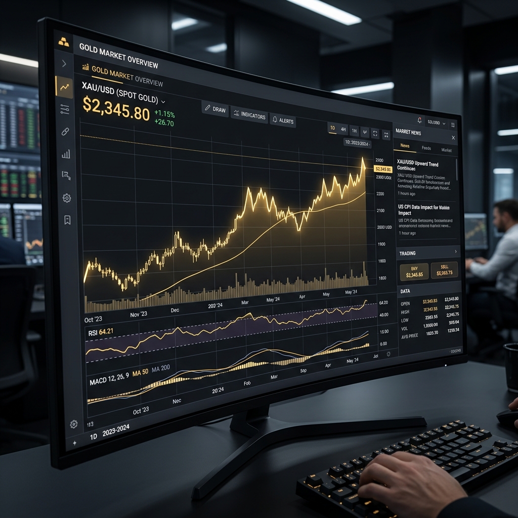 Live Gold Analytics Chart